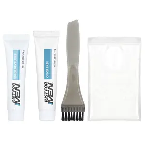 Just for Men Mustache & Beard, Brush-In Color Gel, M-10/15 Blond , 1 Multiple Application Kit