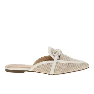 Corkys Womens Tip Included Mule Flats Casual - Beige