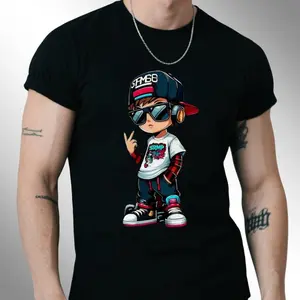 Men's Novelty T-Shirt with 3D Digital Printing, Short Sleeves, Anime Graphic, Crew Neck, Casual & Relaxed Fit, Tropical Style funny  tshirt men  gifts Cotton Menswear graphic  tees white  tee