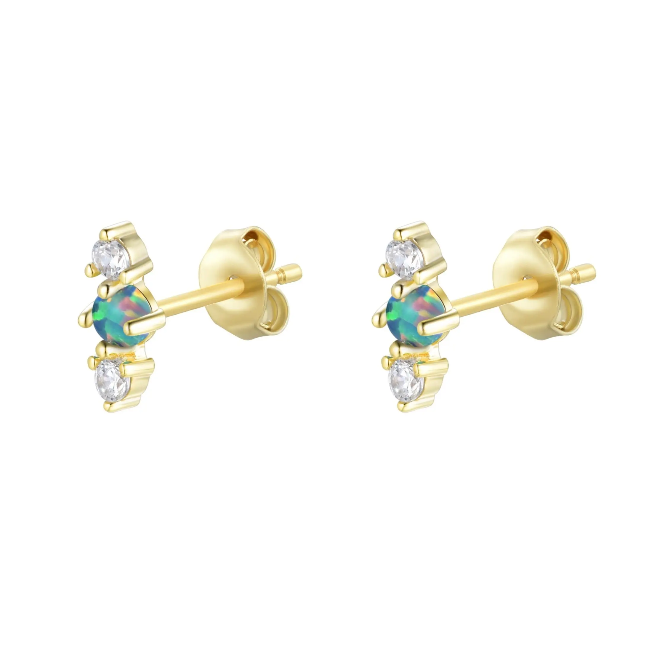 Stars Align Opal Cluster Stud Earrings