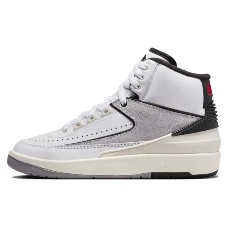 NIKE Youth/Women's Air Jordan 2 Retro 'Python' Lace-Up Sneakers - Premium Python Details, Leather, Comfortable Fit, Limited Edition, Everyday Wear Sports Footwear, Premium Detailing, Retro Silhouette, Runs Small, Sleek Design
