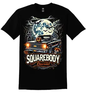 Square Body Chevrolet Truck Halloween Night T-shirt, Chevrolet Happy Halloween Shirt Casual Classic