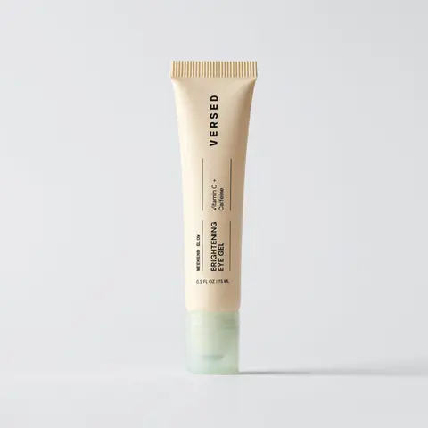 Versed Weekend Glow Eye Gel - Caffeine Under Eye Cream for Dark Circles - Vitamin C Treatment for Dark Spots, Wrinkles & Bags for Under Eyes