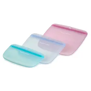 Set of 3 Silicone Bags - Organiser for Versatile Storage Solutions