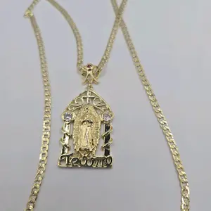 Te Amo VIRGIN MARY beautiful necklace fashion style with stones
