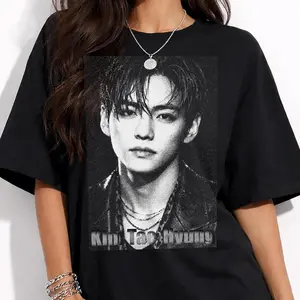 Kim Taehyung Unisex,Inspired Streetwear,Vintage Tshirt