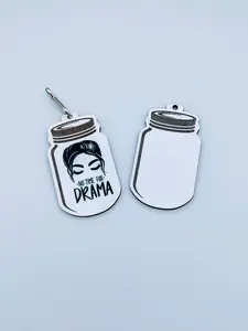 Sublimation Mason Jar Keychain