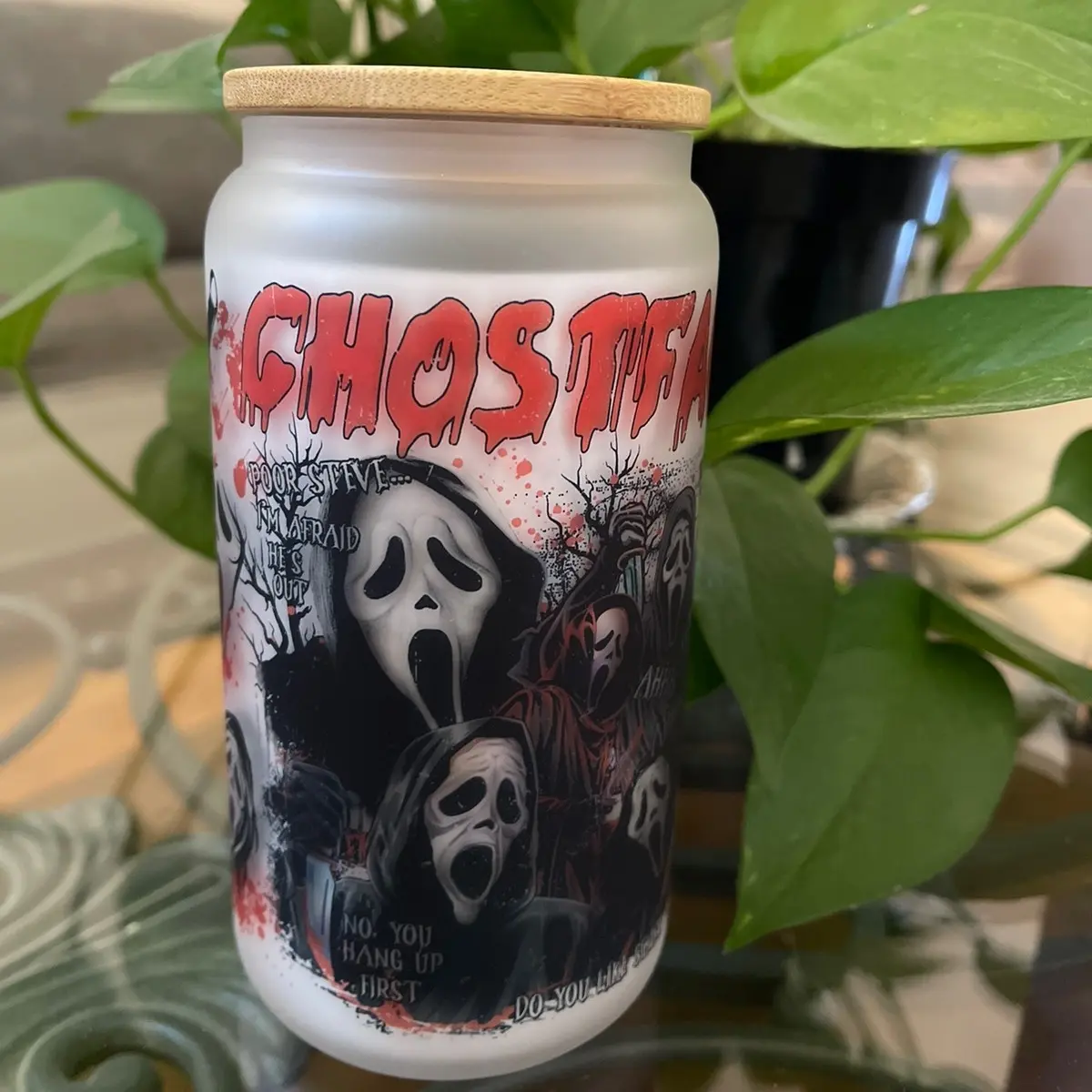 GhostFace Frosted Glass