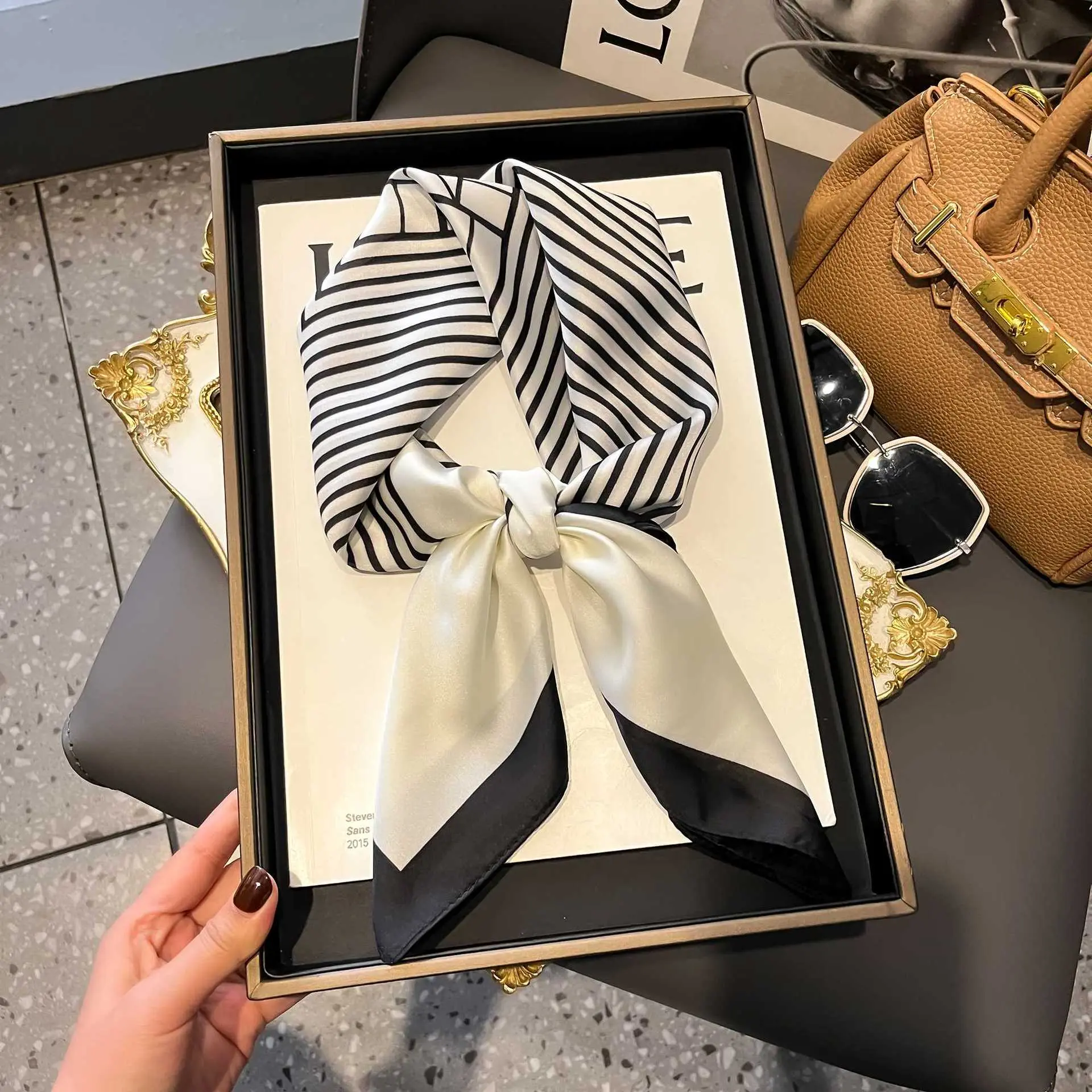 6 # Striped Rice White