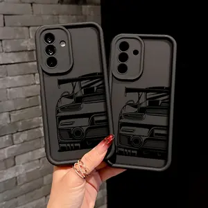 Hot-Selling Luxury Sports Car Line Design Phone Case for Samsung Galaxy S26 S25 S24 S23 S22 S21 Fe Plus Ultra A13 A14 A15 A16 A17 A33 A34 A35 A36 A52 A53 A54 Note20 Drop-Proof Soft TPU Back Cover