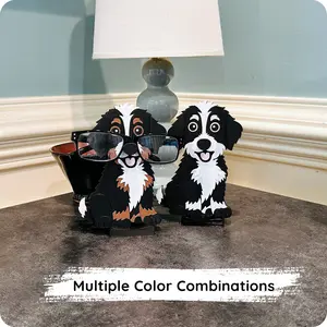 Bonedoodle Eyeglass Holder - Bernedoodle, Labradoodle, Goldendoodle, Poodle Glasses Holder, Handmade Gift Idea, Multiple Color Combinations