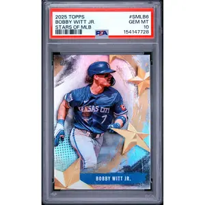 2025 Topps Series 1 - Stars of Mlb Bobby Witt Jr. #SMLB-6 PSA 10