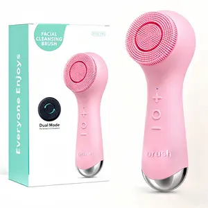 Electric silicone facial cleansing device - Multi-functional facial cleaning instrument - USB charging facial brush cleaning tool - Facial massager - Beauty facial cleansing device - Pore cleaner - Facial brush - Facial exfoliation and deep cleansing brus
