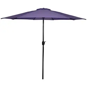 Northlight 9' Market Umbrella with Hand Crank a nd Tilt