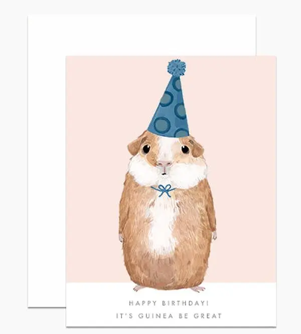 {Dear Hancock} It's Guinea Be Great Birthday Card