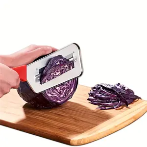 Cabbage Slicer Machine, Kitchen Cabbage Knife, Sharp Stainless Steel Blade, and Handles, Vegetable Shredder