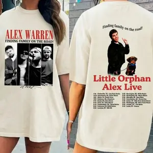Alex Warren Finding Family On The Road 2026 Music Tour Inspired Shirt Retro 90s Alex Warren Tour Concert Vintage Shirt