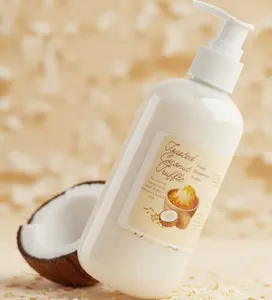 Toasted Coconut Truffle 8 oz Pump Bottle – Dessert-Inspired Vegan Lotion