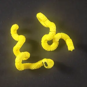 3D Printed Articulated Caterpillar Fidget Toy Stress Relief Anxiety Reliever Sensory Toy Novelty Gift for Kids Adults