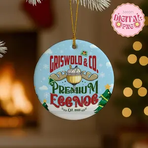Clark Griswold National Lampoon's Christmas Vacation Movie ceramic Ornament , Xmas Eddie Cousin Ornament, Christmas 2025 Gifts Ornament