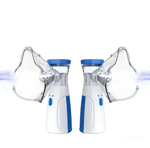 2PCS Portable Smart Humidifier with Auto-Cleaning & Dual Modes,  Handheld Humidifier for Respiratory Care at Home/Travel, Adult & Kid-Friendly Design (No Include Battery)