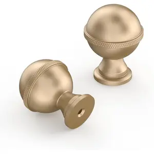 10 Pack 1.2 Inch Champagne Gold Cabinet Handle Kitchen Cabinet Handle Champagne Drawer Handle round Dresser Handle Cupboard Handle Cupboard and Drawer Handle