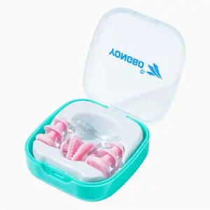 Diving Tool Nose Clip + Earplugs Set, Kids Swimming Earplugs, Waterproof Nose Clips, Non-Noise-Canceling, Professional Swim Protection