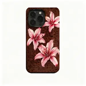 Leopard Print With Studded Cross Design, Phone Case For Iphone17 16 15 14 13 12 11 Pro Max Plus, Dual Layer Film Glossy Finish, Shock Absorption And Scratch Protection, Fashion Statement, Trendy Style, Phone Case