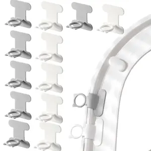 12Pcs Toilet Seat Lifter Sticky Toilet Lid Raise Lifter Handle Silicone Cute Cat Toilet Seat Cover Lifter Handle Avoid Touching Toilet Cover Handle Tools Bathroom Accessories Hotel