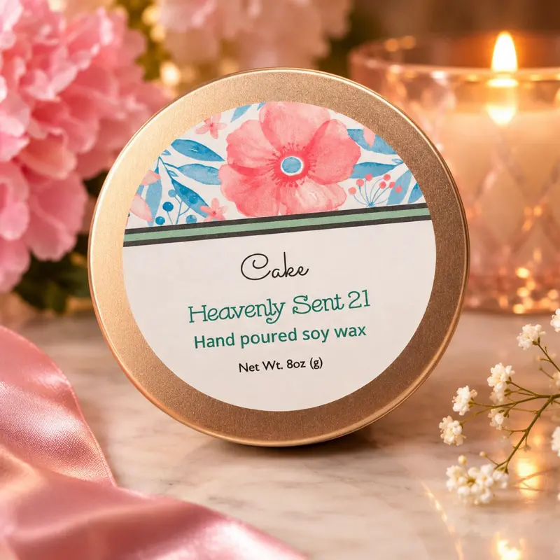 Cake-Scented 8oz Tin Candle