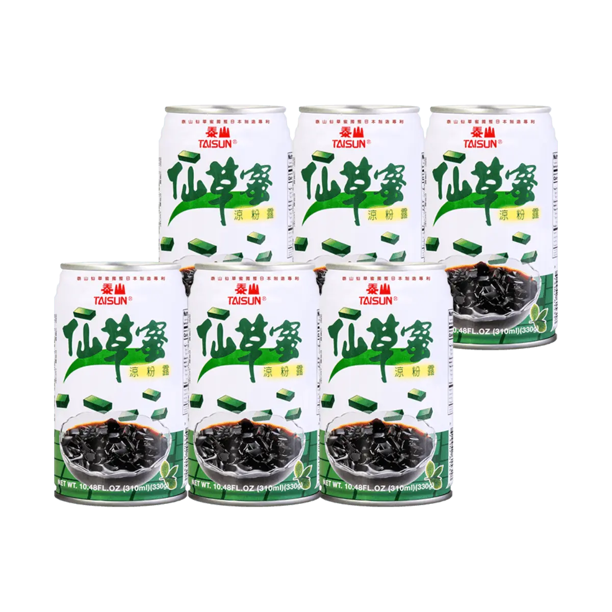TAISUN 6 Pack Grass Jelly Drink 310ml - Authentic Taiwanese Dessert Beverage TAISUN 6 Pack Grass Jelly Drink 310ml - Authentic Taiwanese Dessert Beverage