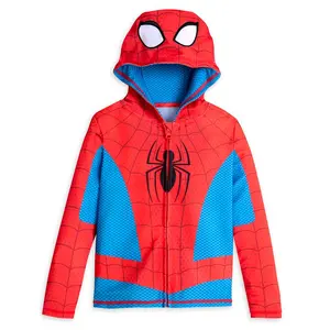 Disney Store Spider-Man Hooded Rash Guard for Kids Disney Store Spider-Man Hooded Rash Guard for Kids