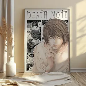 L Lawliet Ryuzaki Poster Death Note Matte Anime Print Manga Wall Art All Sizes