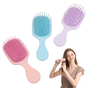 Hair brush for Thick Curly Thin Long Short Wet or Dry Hair Adds Shine and Makes Hair Smooth, Mini Hair Brush for Men Women Kids