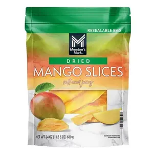 Dried Mango, 24 oz. (Naturally sweet dried mangos with low sugar content,No artificial colors added)