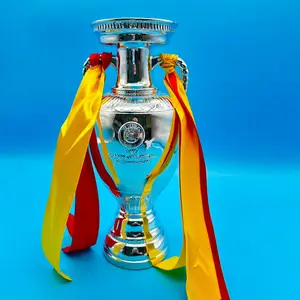 European Cup Trophy Delaunay Cup Model, European Football Championship Trophy Souvenir, Fan Collection Memorabilia