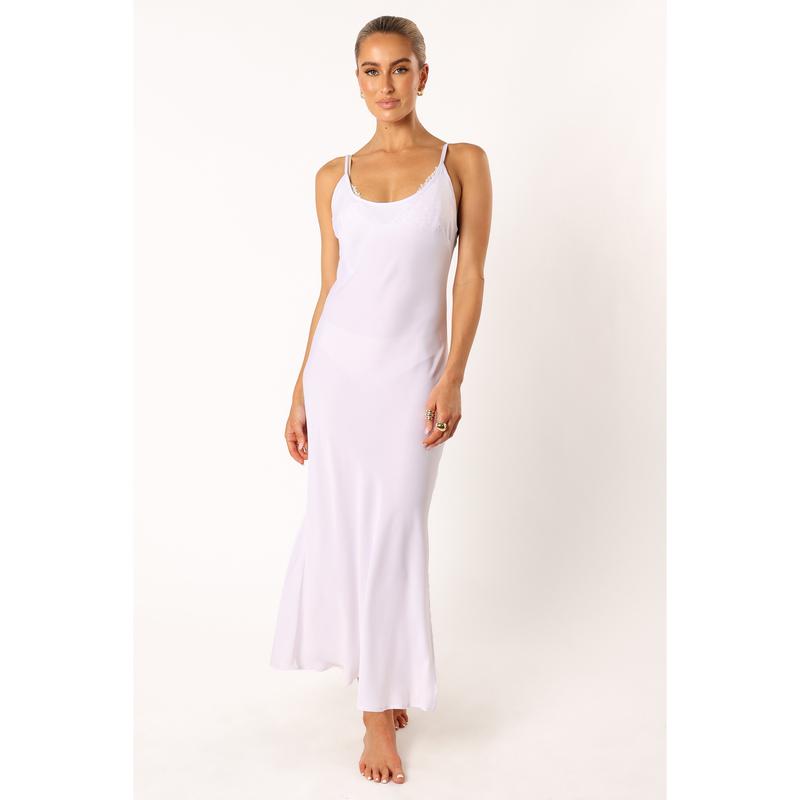 Neroli Maxi Slip - Ivory