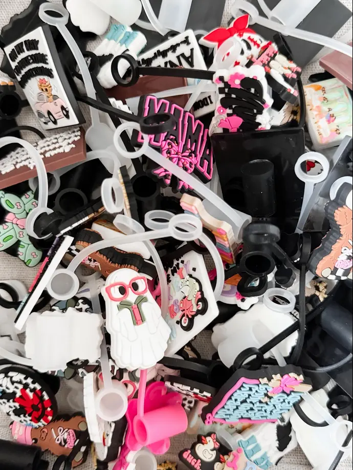 Cute Straw Topper Random - Assorted Designs and Styles Available
