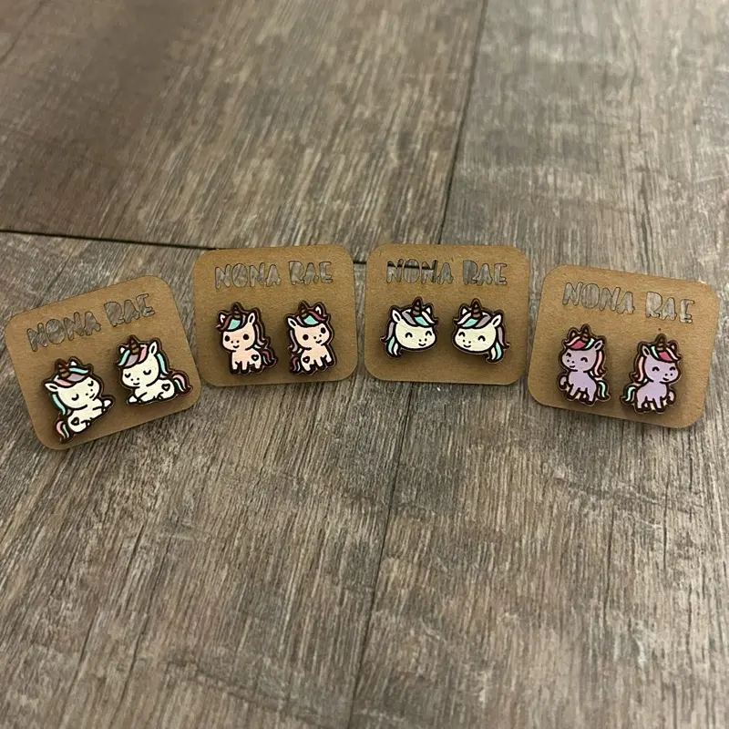 Tiny Unicorn Earrings – Mythical Minis Collection