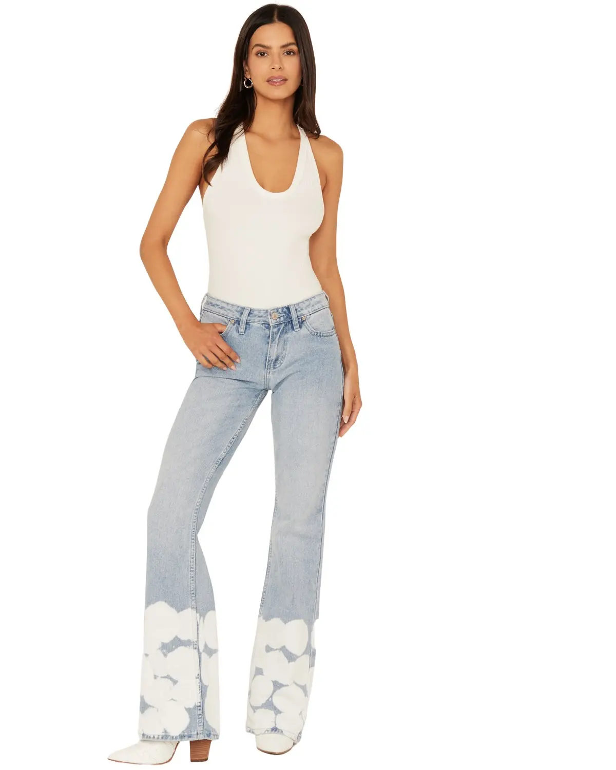 Shyanne Women's Women'S Wild Indigo Light Wash Mid Rise Bootcut Jeans - Swsu23j12