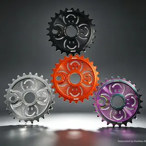 Bmx Small Wheel Bike 25t Chainring Cnc Gear, Extreme Bicycle Climbing Street Car Performance Vehicle, Ideal for Stunts and Shows