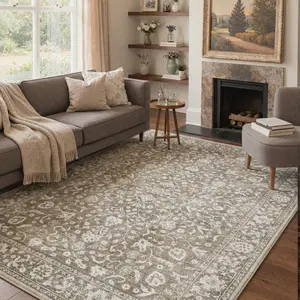 Rug Store Area Rugs Machine Washable Rugs for Living Room, Non Slip Throw Rug with Rubber Backing, Rug for Entryway,Bedroom,Kitchen,Floor and Dining Room