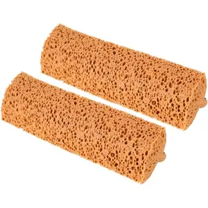 Sponge Mop Replacement Refill   Commercial Use Tile Floor Bathroom Garage Cleaning Easily Dry Wringing 2 count