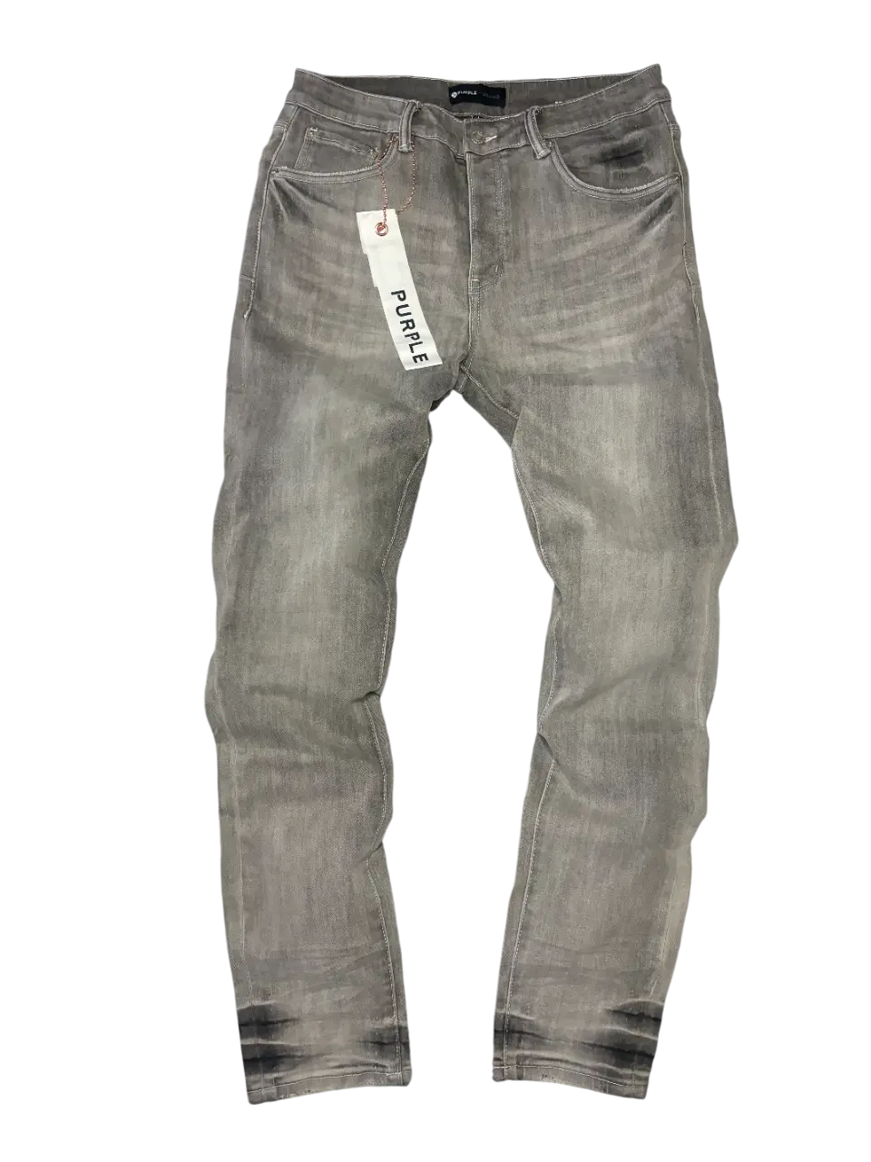 PURPLE BRAND P001 FADED GREY AGED JEANS