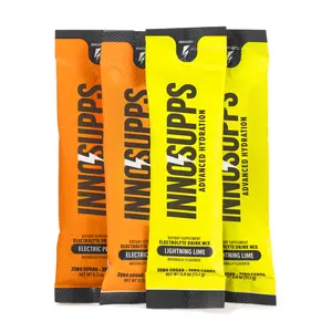 Inno Supps Advanced Hydration Sampler Pack with Electrolytes, Zero Sugar Drink Mix, 4 Stick Packs Inno Supps Advanced Hydration Sampler Pack with Electrolytes, Zero Sugar Drink Mix, 4 Stick Packs