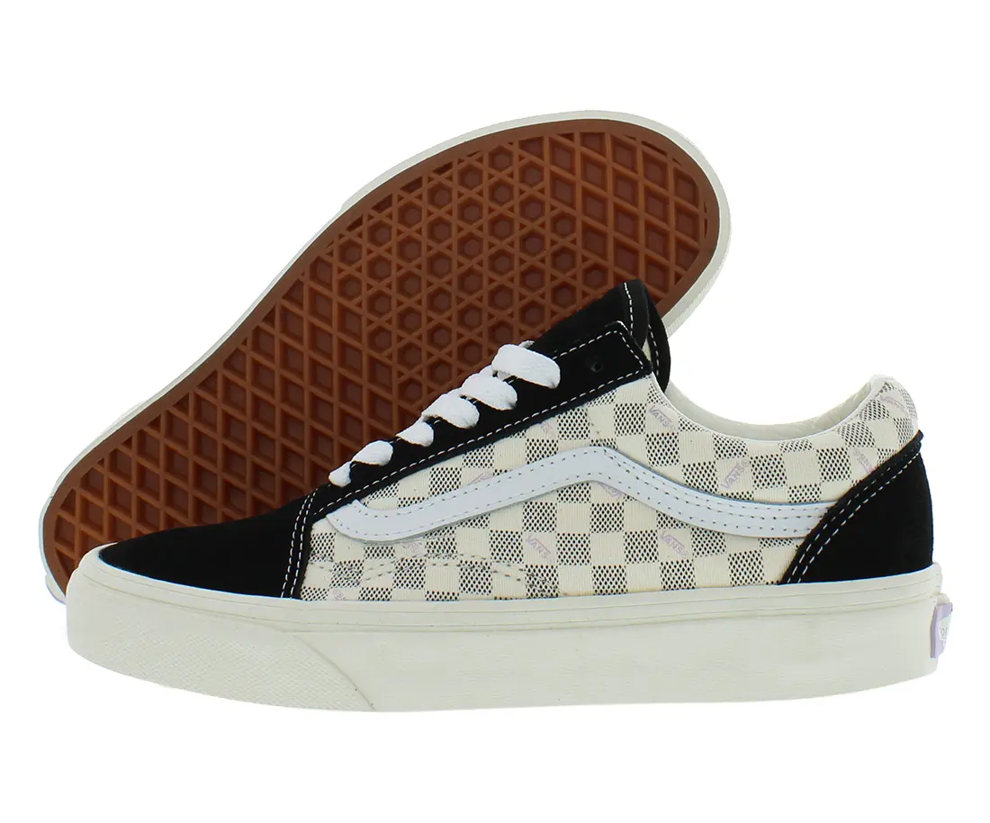 Vans Old Skool Unisex Closed Checkerboard Training Shoes - Basic Stylish Athletic Footwear, Walking Shoes for Casual Wear