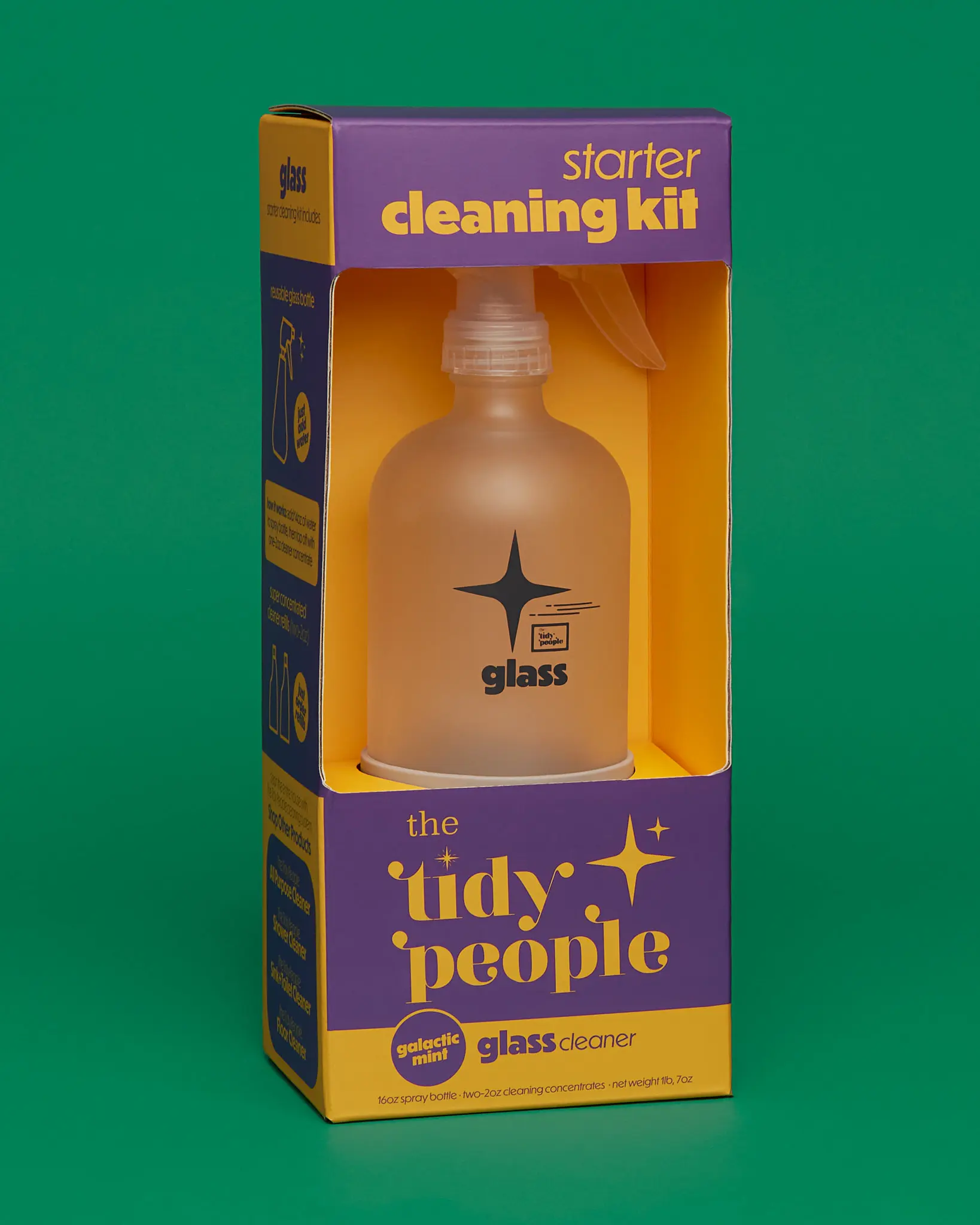 The Tidy People Glass Cleaner: Starter Kit Cleaning Household