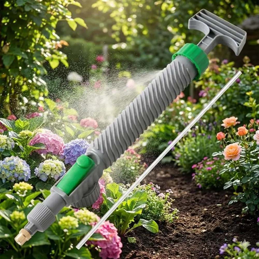 High-Pressure Cordless Garden Sprayer: Portable Multi-Use Watering Tool with Adjustable Nozzle, Garden Hose Nozzle, Stable Pressure for Irrigation, Cleaning & Agricultural Spraying. Durable, Easy to Use, Garden Watering Sprinkler.