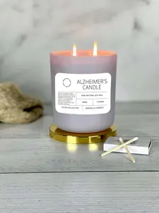 Alzheimer's Cause Candle - Rosemary, Frankincense, and Peppermint Scented Candle