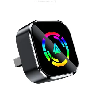 2025 Wireless carplay  Adapter for iPhone/Android - Fast Connection,No Latency,Hands-Free Call  wireless adapter Electronic Charger carplay dongleLumièreNoire16